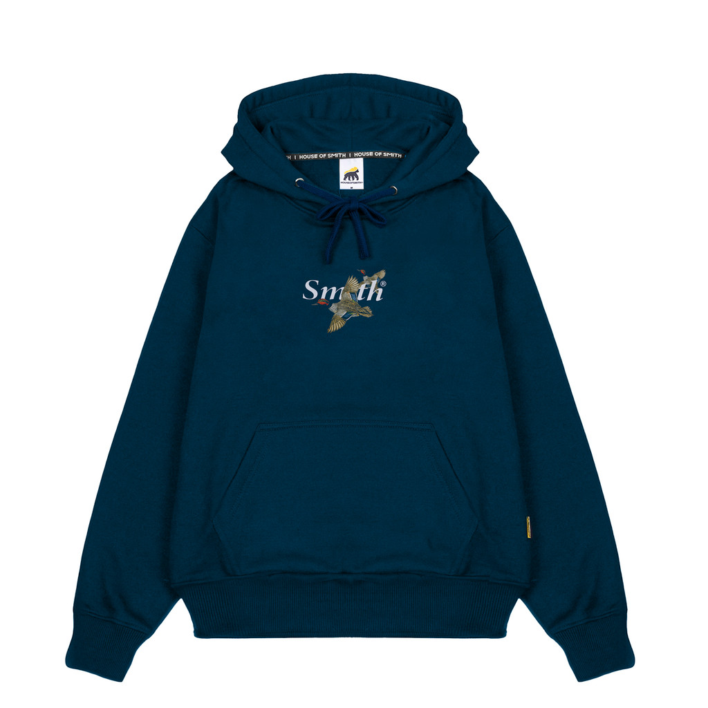 ORIGINAL HOUSE OF SMITH SWEATER HOODIE PRIA - VOLER DARK BLUE REGULAR HOODIE