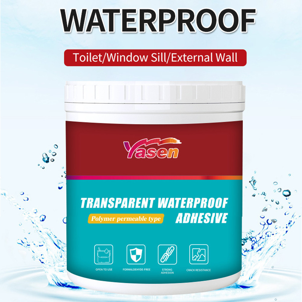 Lem Pelapis Atap Anti Bocor Kuas Gratis Lem Dinding Retak Anti Air Lem Anti Bocor Kayu Beton Genteng