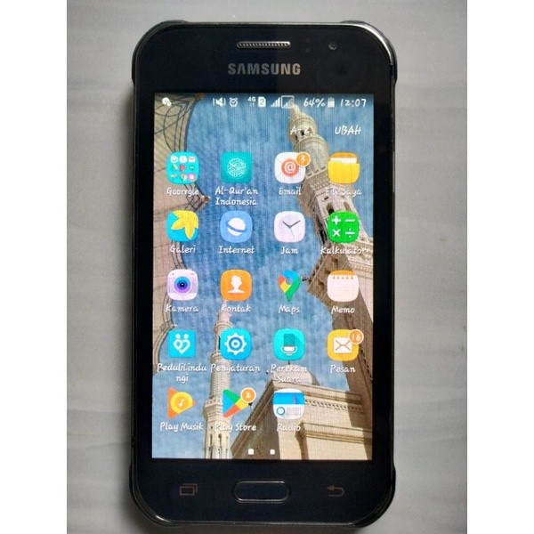 SAMSUNG GALAXY J1 ace HITAM HP SECOND MURAH NORMAL SIAP PAKAI (RAM 1GB/8GB) Bakoel_Hp