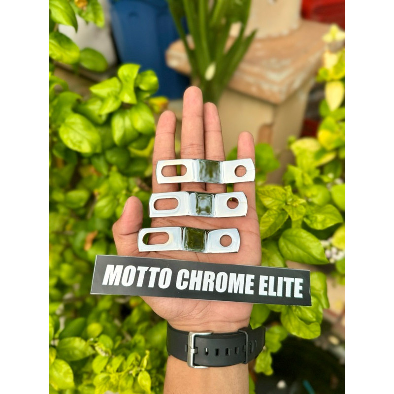 [CHROME CELUP] breket knalpot fiz r pnp AHM APIDO YY PANG CHROME