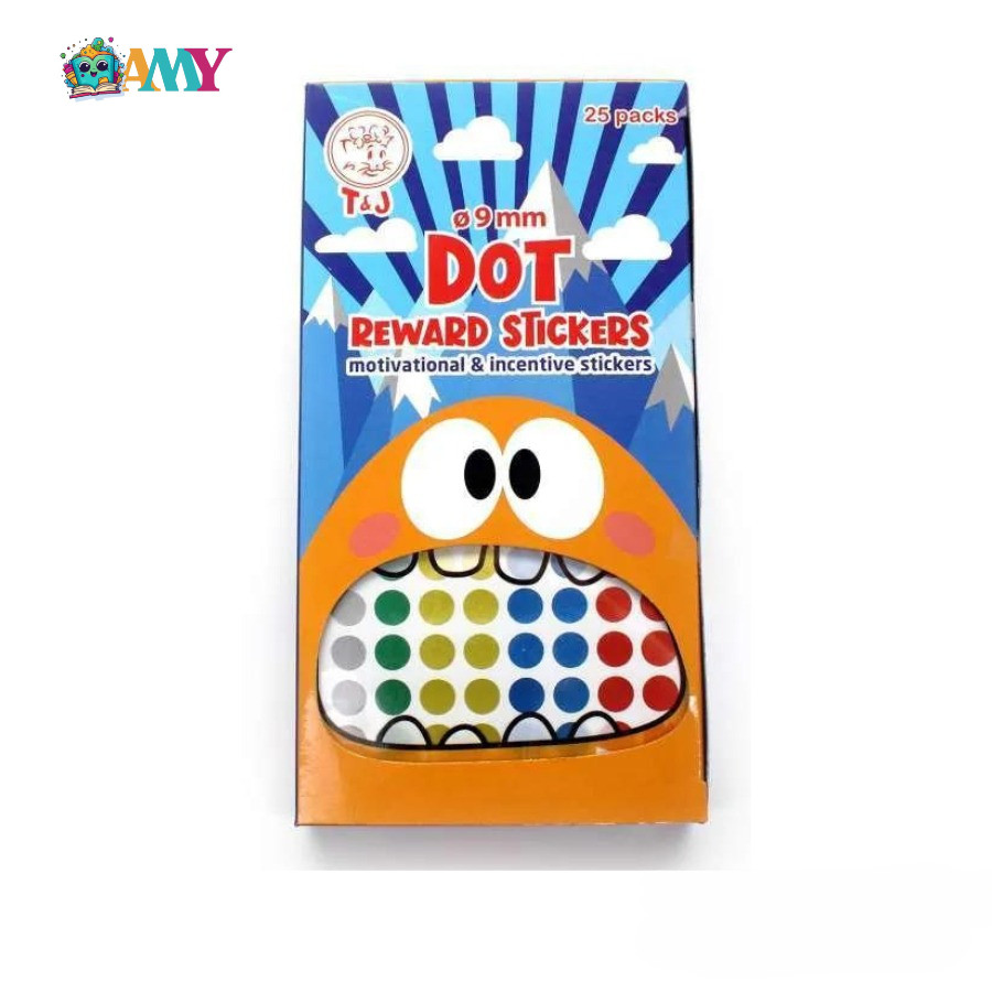 

TOM & JERRY REWARD STICKER DOT 9MM AMY STASIONARY