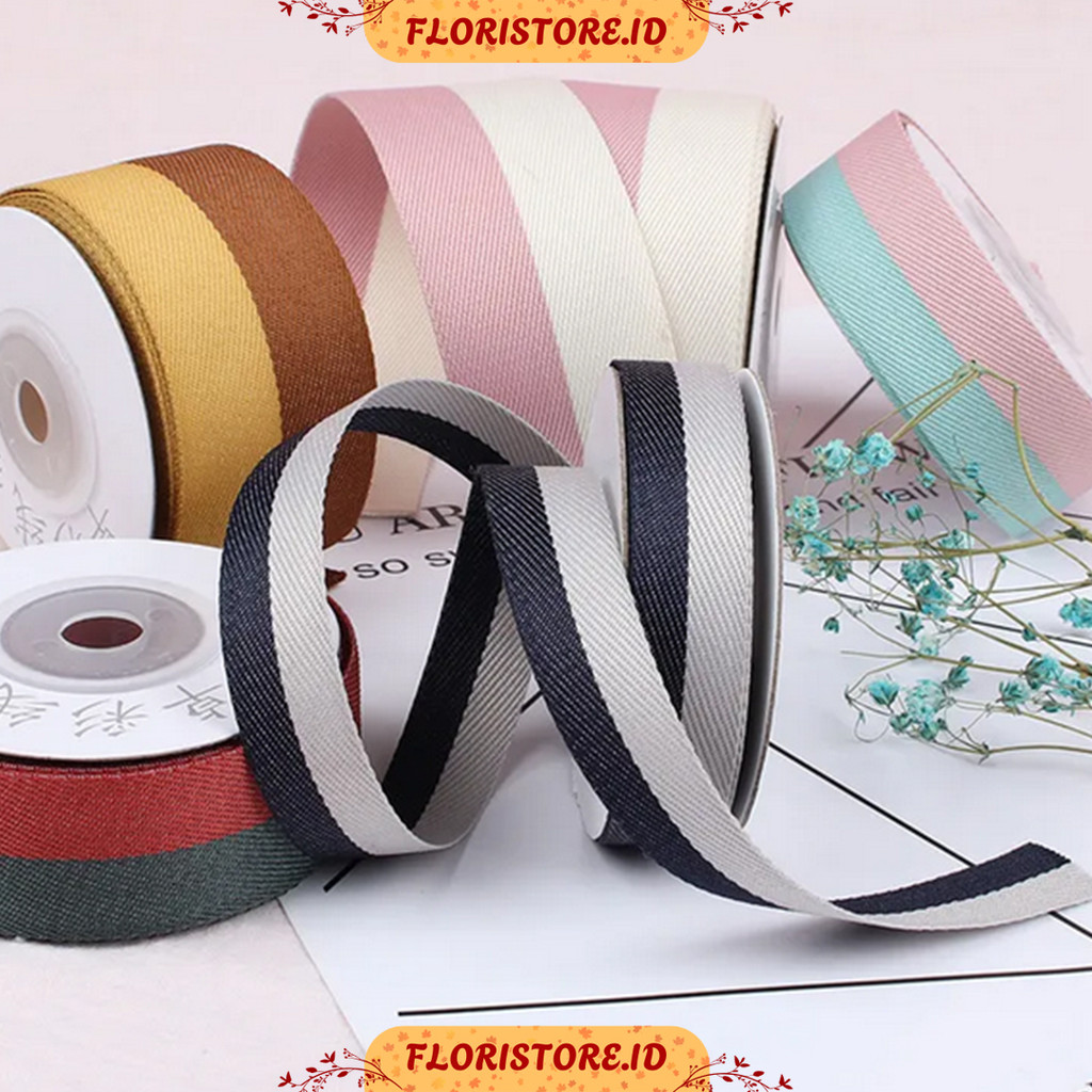 

TWO COLOR RIBBON / PITA KAIN / PITA KADO / FLORIST SUPPLY