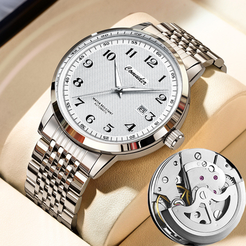 

Jam Tangan Mekanik Palsu Baru untuk Pria Kalender Trendy Bercahaya Tahan Air untuk Paruh Baya dan Lansia