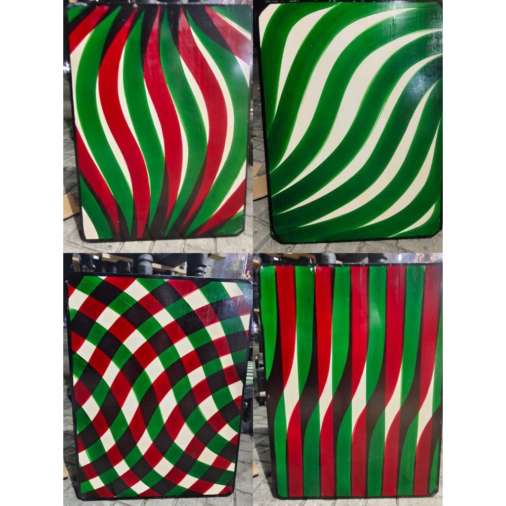 MEJA OSIN BULAT DAN PETAK LESEHAN RUANG TAMU