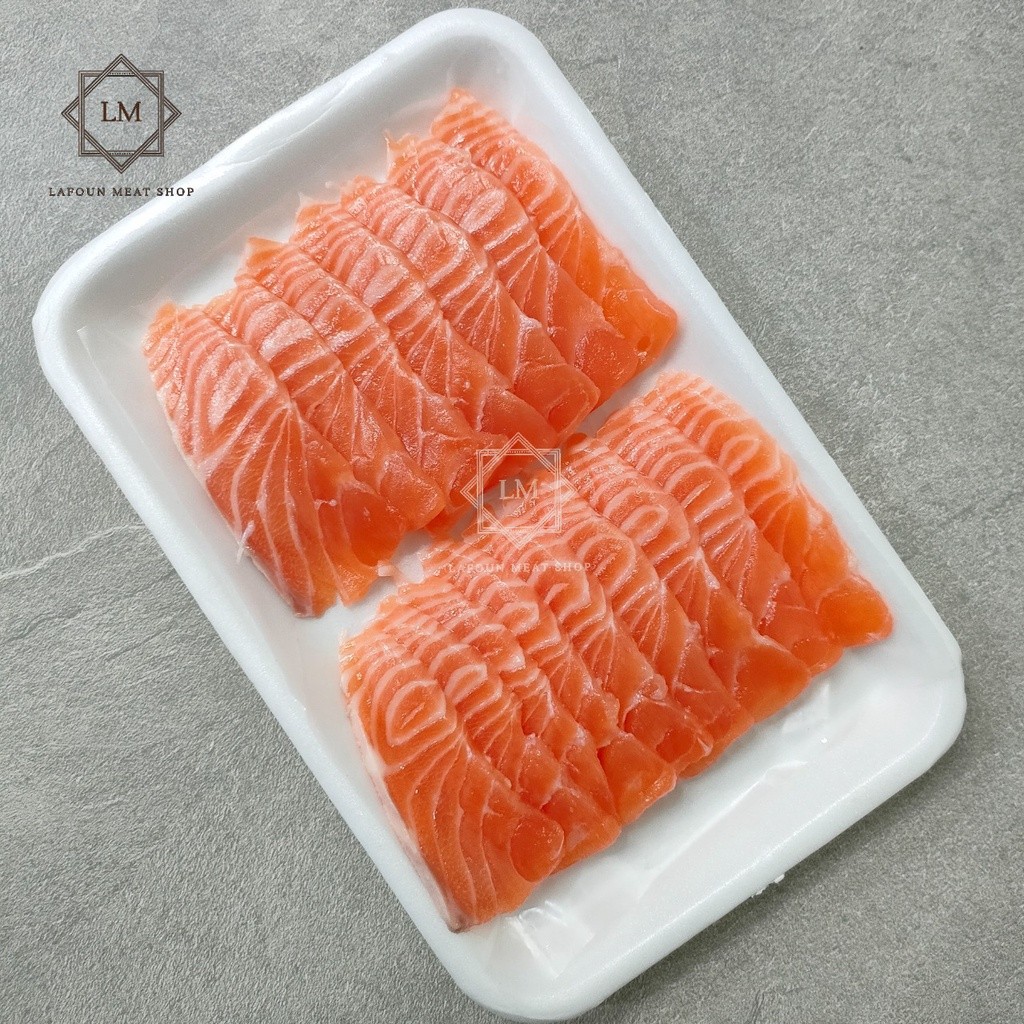 

Fresh Salmon Sashimi Cut 200gr