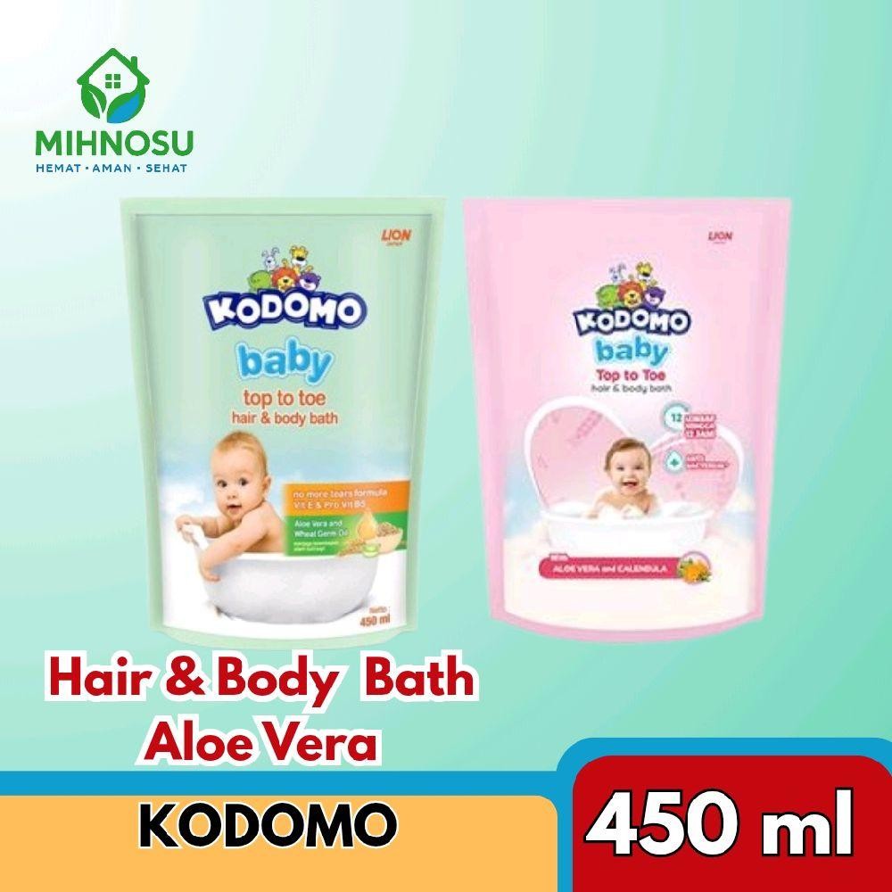 Kodomo Sabun Mandi Cair bayi | Hair & Body Bath | Refill 450ml