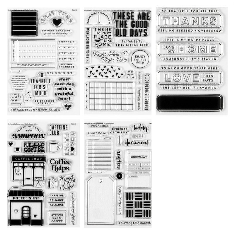 

English Clear Stamp Seal For DIY Scrapbooking Album Decorative Clear Stamp A8003