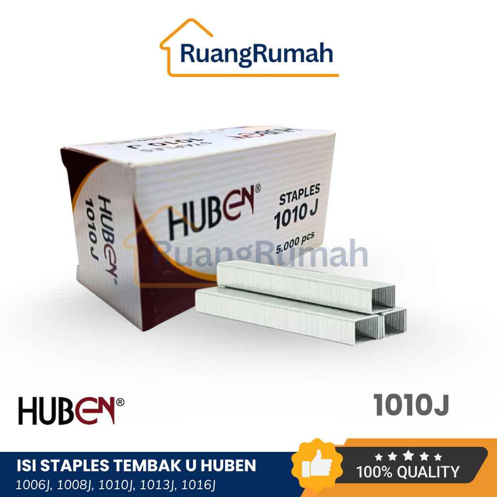 

(Grosir) HUBEN Isi Staples Tembak 1010J Tajam Kuat Tebal