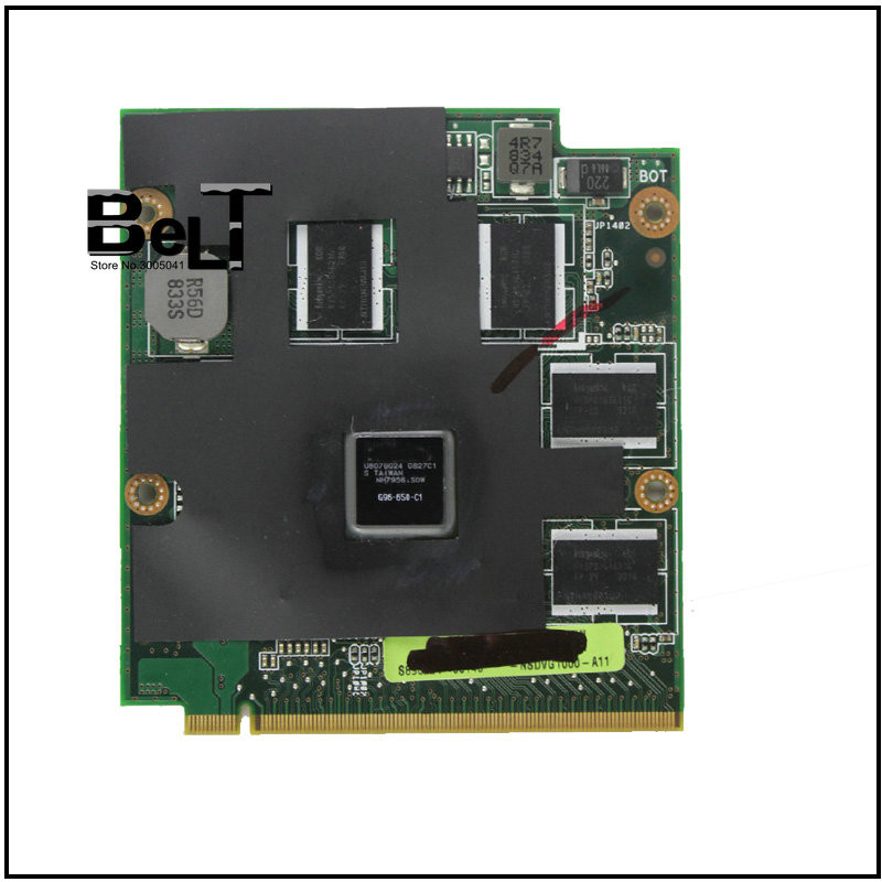 Original 9650M GT 9650MGT G96-650-C1 1024MB MXM-II vga card for ASUS X83V N80V M50V M70V X57V F8V A8