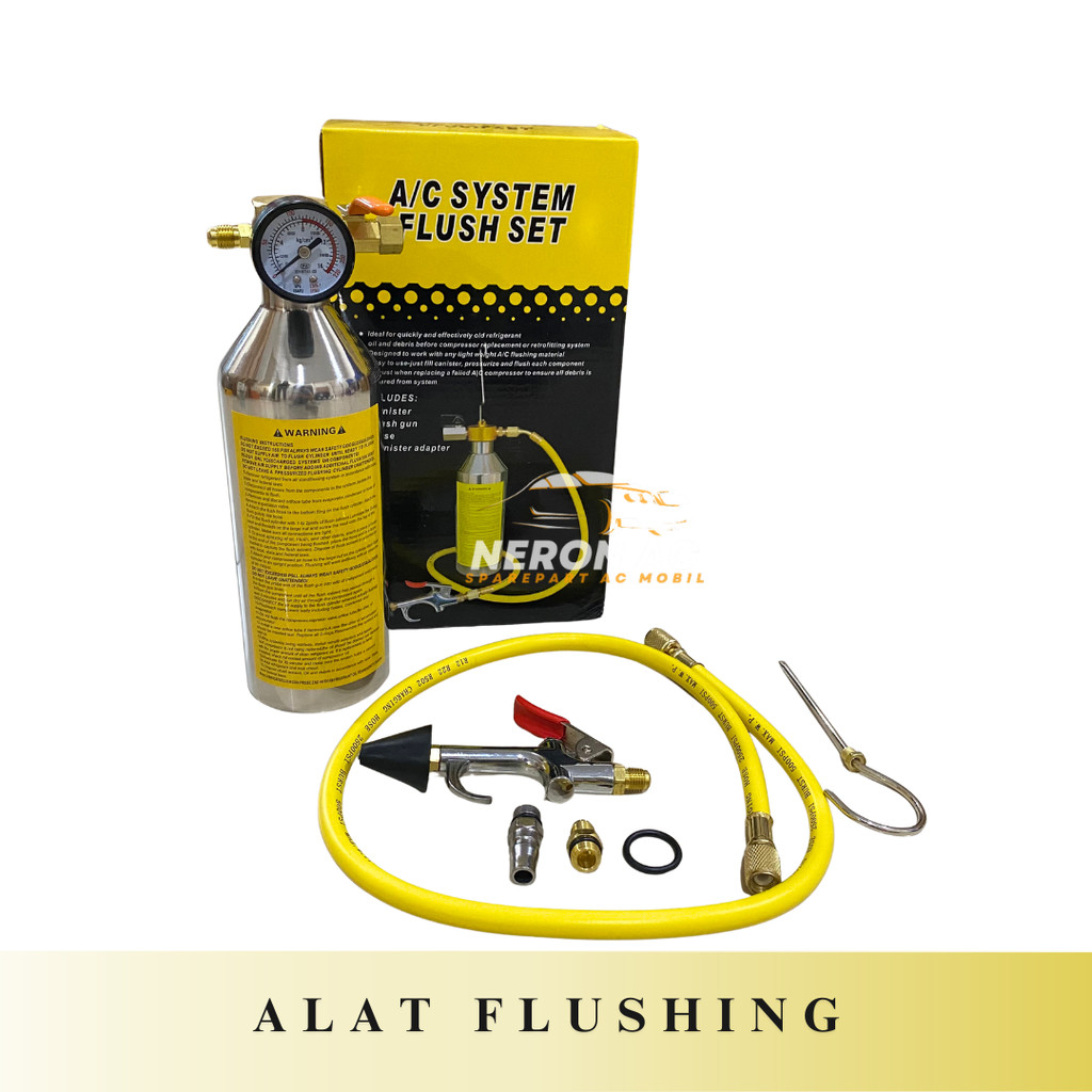 ALAT FLUSHING AC MOBIL FLUSHING TOOL KIT SET LENGKAP BERKUALITAS