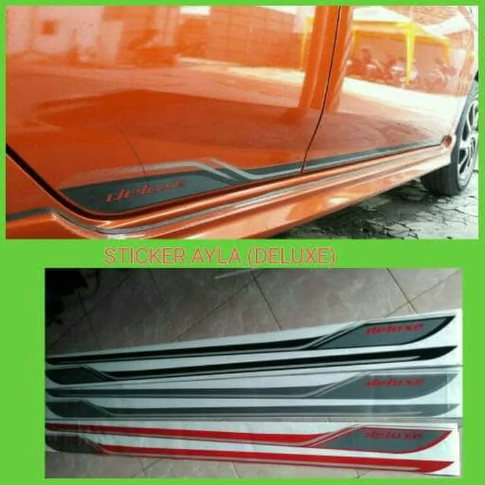 Stiker lis body ayla-agya Deluxe