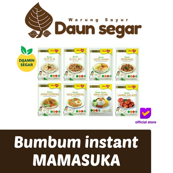 

Tepung Bumbum MAMA SUKA bakwan jagung udang kripsi pisang goreng vanila kentucky lada hitam keju daun segar tepung serba guna