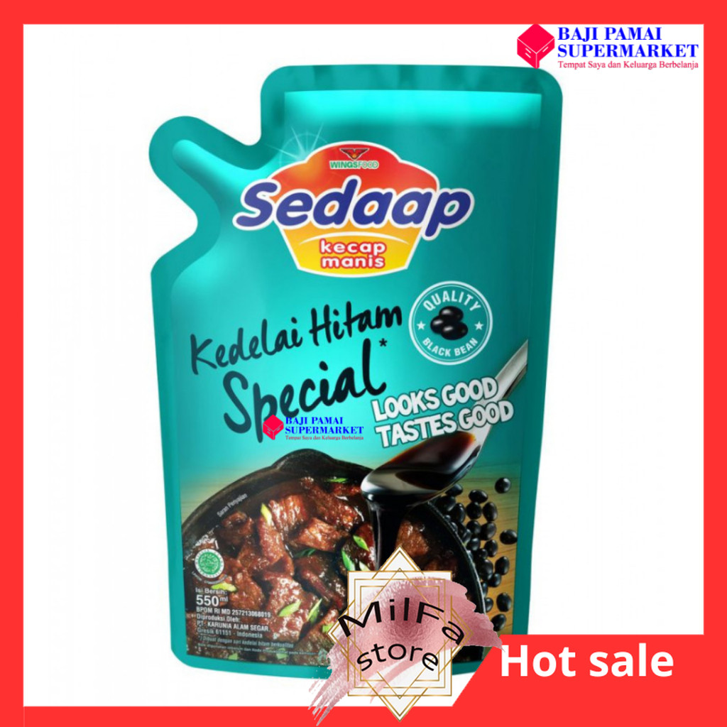

MF1172 Sedaap Kecap Manis 725gr Kedelai Hitam Special