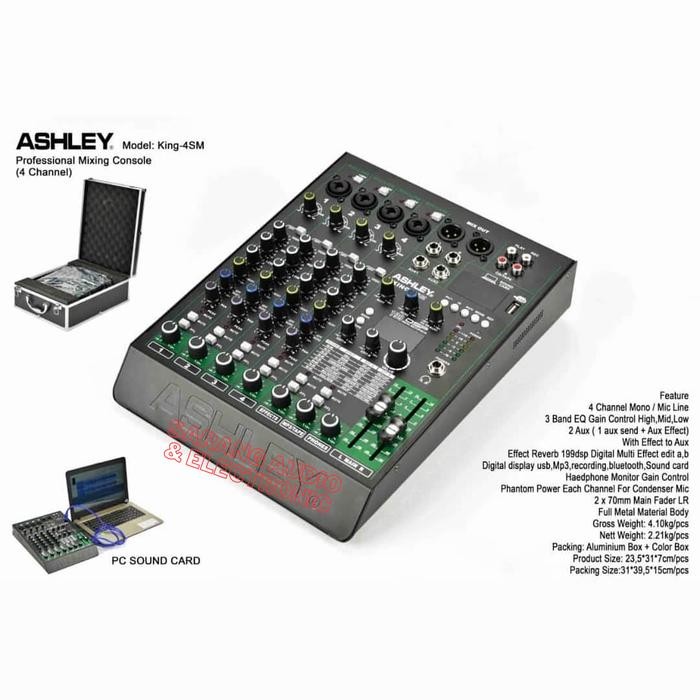 Mixer Ashley King 4 SM Original Ashley King 4SM - 4 Channel