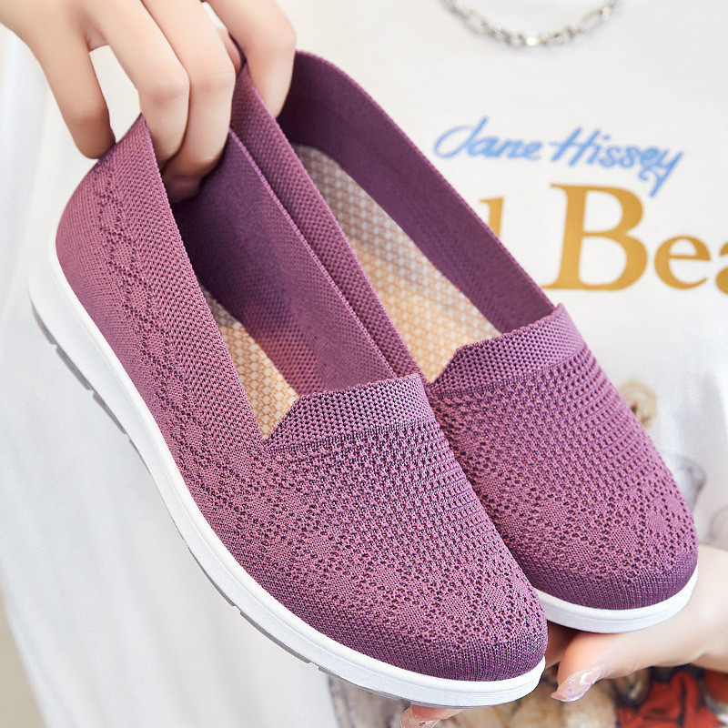 NK89IK BELANJA.ID 888 BJ094 Sepatu Slip On Wanita Sepatu Rajut Wanita Sport Premium Quality