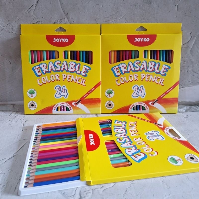 

(6 Pcs) Pensil Warna Joyko CP-0130-24/24 Warna
