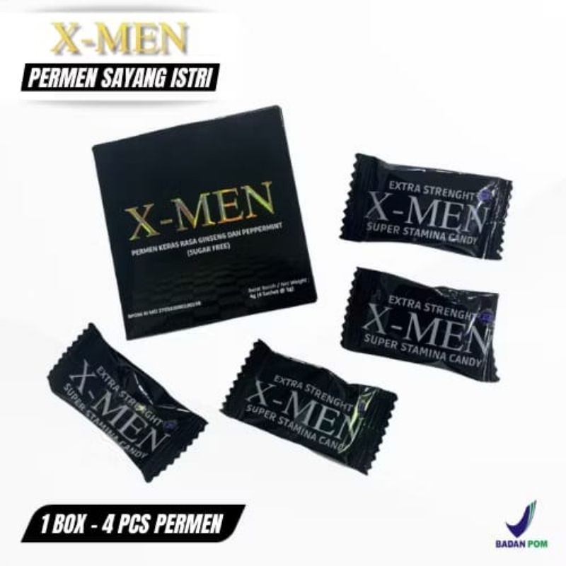 

Permen X men X-Men Xmen Permen gingseng rasa peppermint original