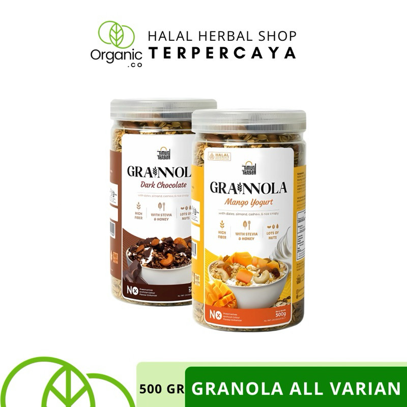

BEST SELLER Granola 500 GR | Granola Sereal Sehat Oat