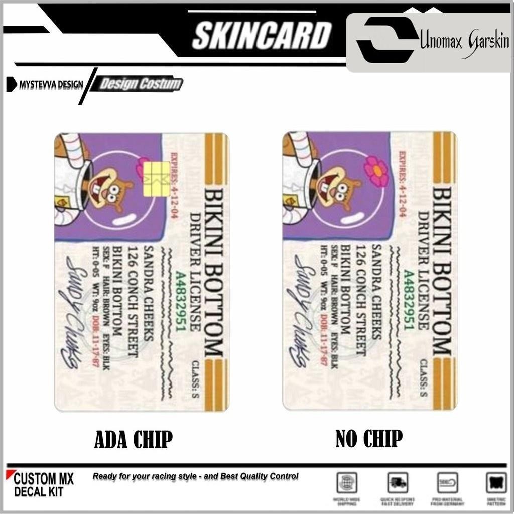 

[UNOMAX GARSKIN] Sticker Kartu Atm Skin Card motif - Bikini Bottom Stiker BCA Mandiri Bri Bni Debit Credit Emoney, Flazz, Etoll, TapCash, Brizzi dll