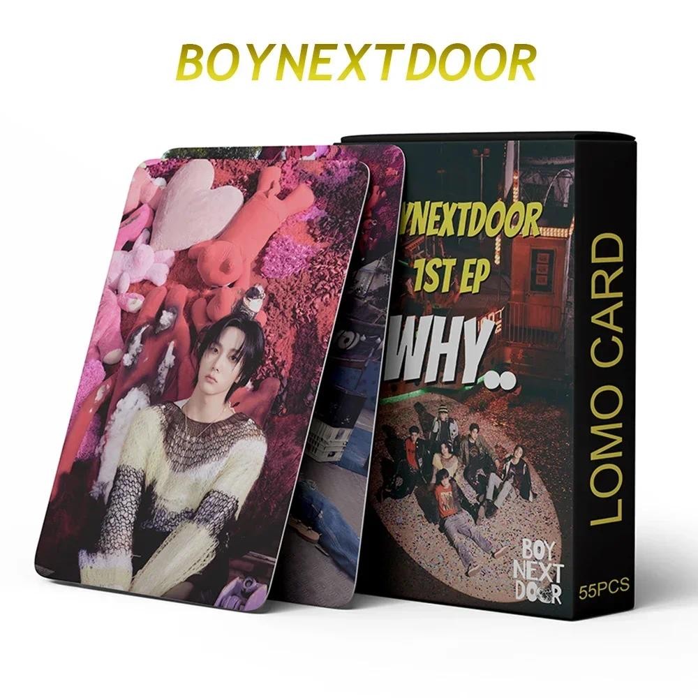 

55pcs Kpop BOYNEXTDOOR Lomo Card New Album WHY Photocards Photo Print Card Kpop Boys Group Album Card
