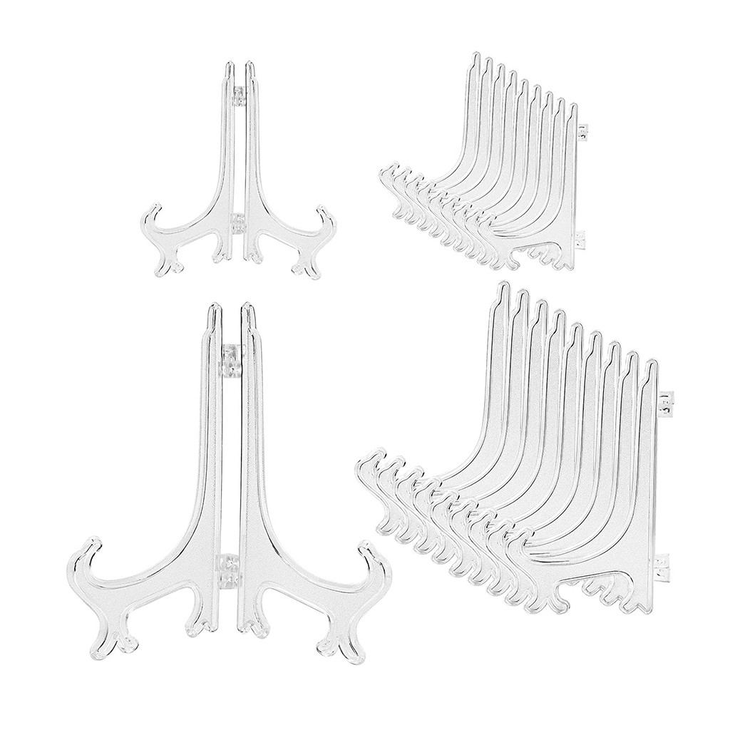 

20Pcs Adjustable Foldble Display Stand Easel Decorative Plate Picture Photo Frame Card Holder Storage Rack