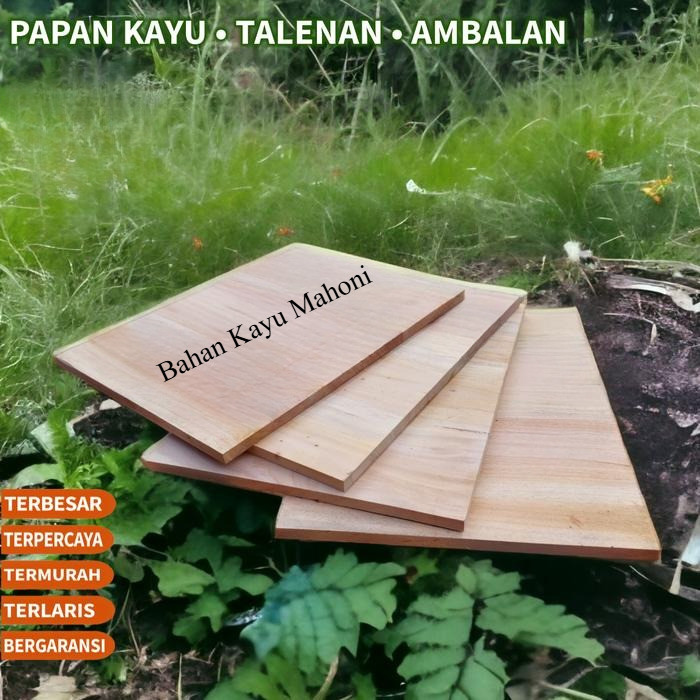 

Kayu papan kayu 40x40x1,5 cm wooden cutting board talenan kayu nampan - 45 x 30 cm