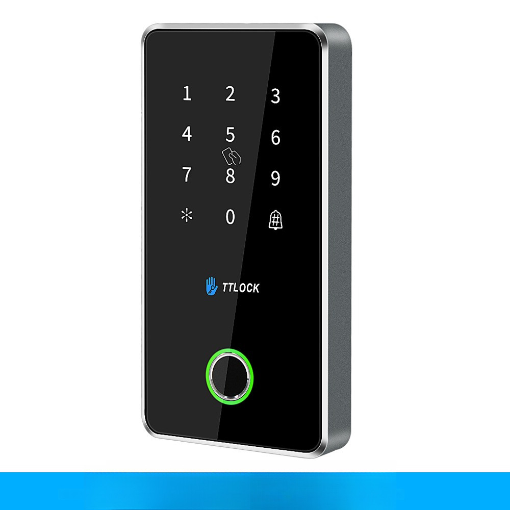Ip67 Waterproof TTlock Smart Lock Access Control Keypad Metal Reader Outdoor Fingerprint NFC Bluetoo