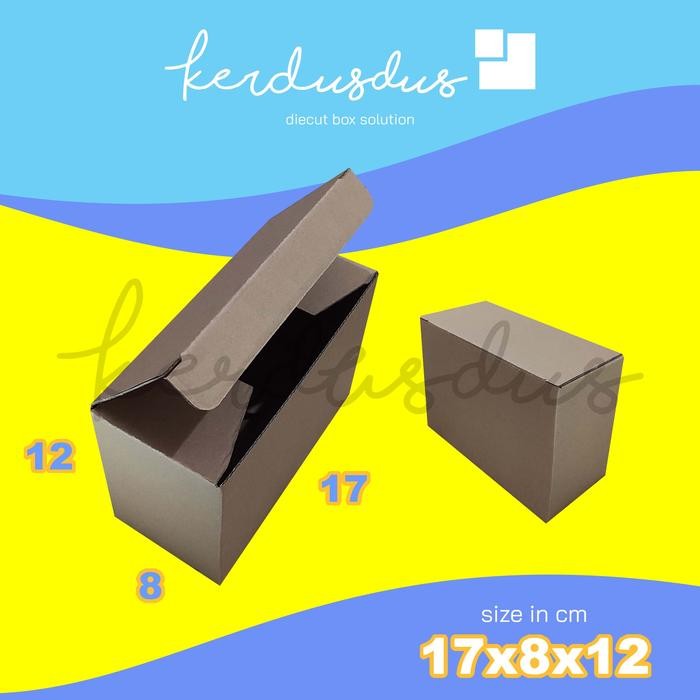 

17x8x12 cm kardus carton box diecut pizza kue packing packaging