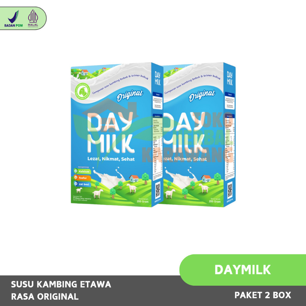 

2 Box Daymilk - Susu Kambing Etawa Rasa Original Isi 200gr