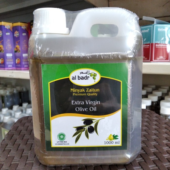 

Minyak zaitun Extra Virgin 1000ml Minyak Zaitu Al badr