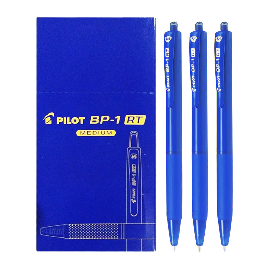 

Pulpen Recractable Ballpoint Pena PILOT BP-1RT Cetek 0.7mm/1.00mm Smooth Writing