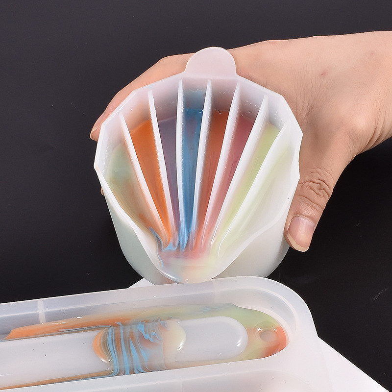 

Epoxy Resin Silicone Distributing Cup Toning Cup Mixed Color Cup 100ML Measuring Cup for Casting Molds DIY Jewelry Making Tools
