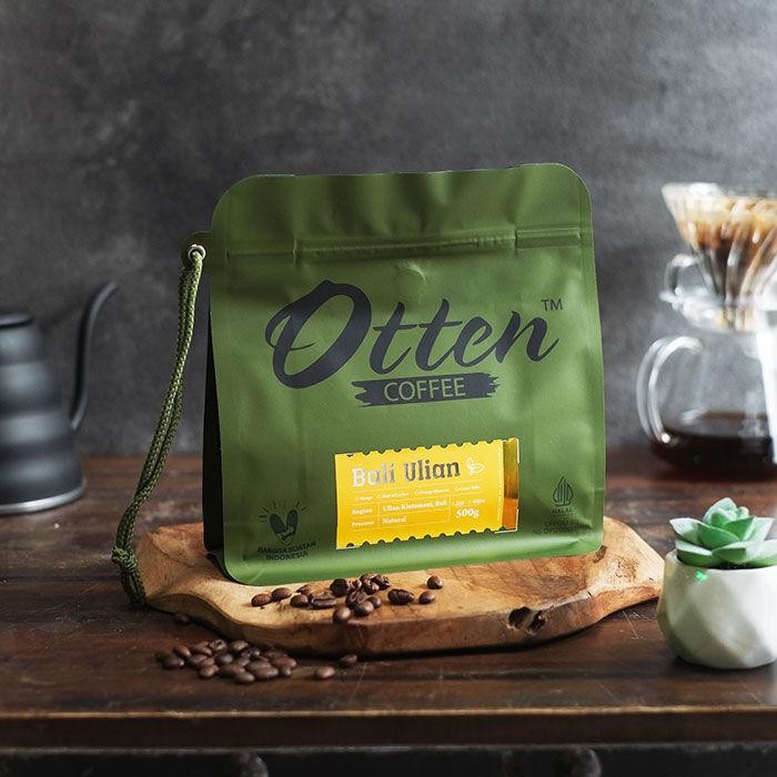 

Kopi Arabica Bali Ulian Natural 500g - Biji / Bubuk Kopi Otten Coffee - Wholebean