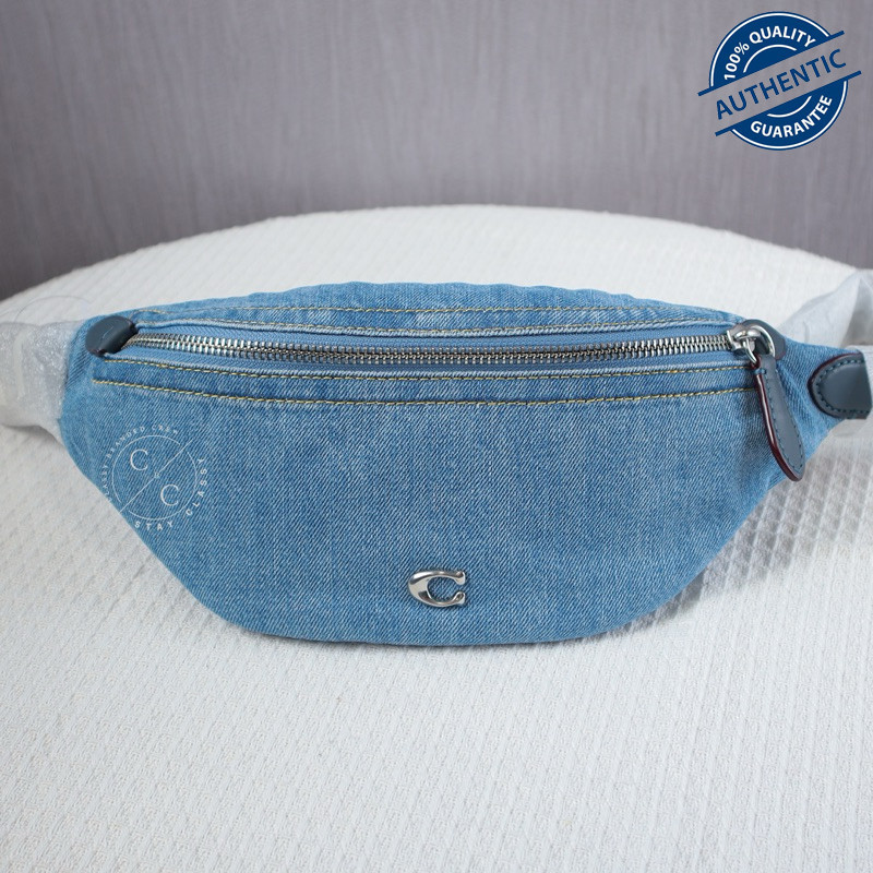 CBC - Coach Charter Belt Bag 7 - Indigo Denim Ready New