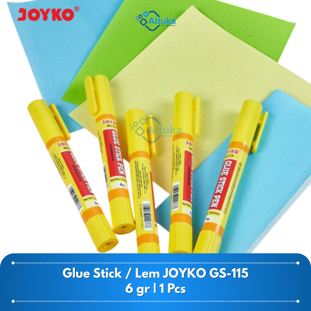 

Glue Stick / Lem Stik Kertas / Lem Batang Pen Joyko GS-115 / 6 gram