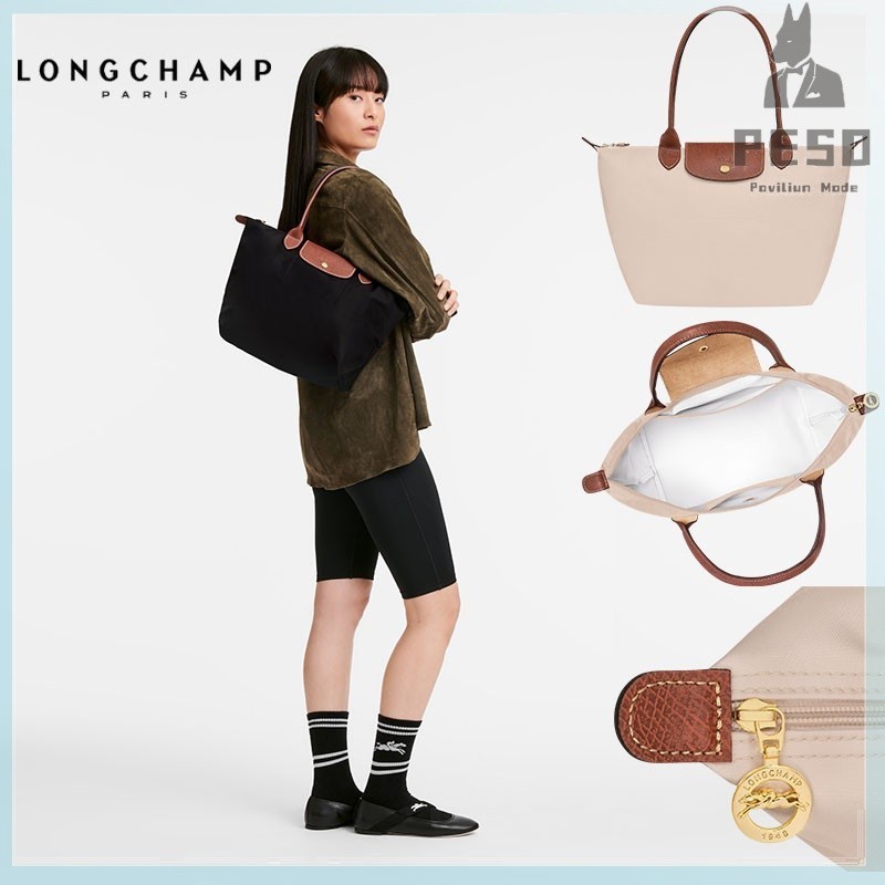Longchamp Le Pliage Tas Lipat Original - Tote Bag Wanita Premium, Nylon Ringan & Stylish (COD/Travel