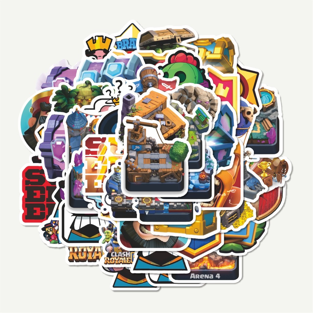 

Sticker Pack Stiker Clash Of Clans Game Video Series 1 | Sticker TUMBLR | Stiker LAPTOP KOPER HELM