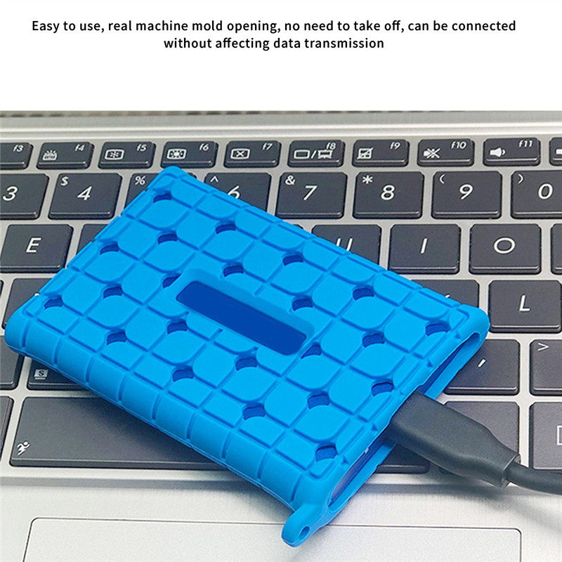 Portable SSD PSSD Sleeve Skin Hard Disk Hard Drive Protective Cover Anti-Fall Silicone Case for Sams