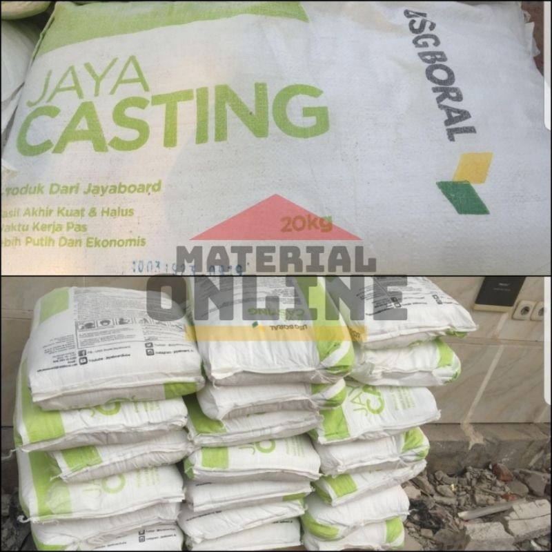 Jaya Casting Kompon Compound Plaster Plester Lis Gipsum Gypsum