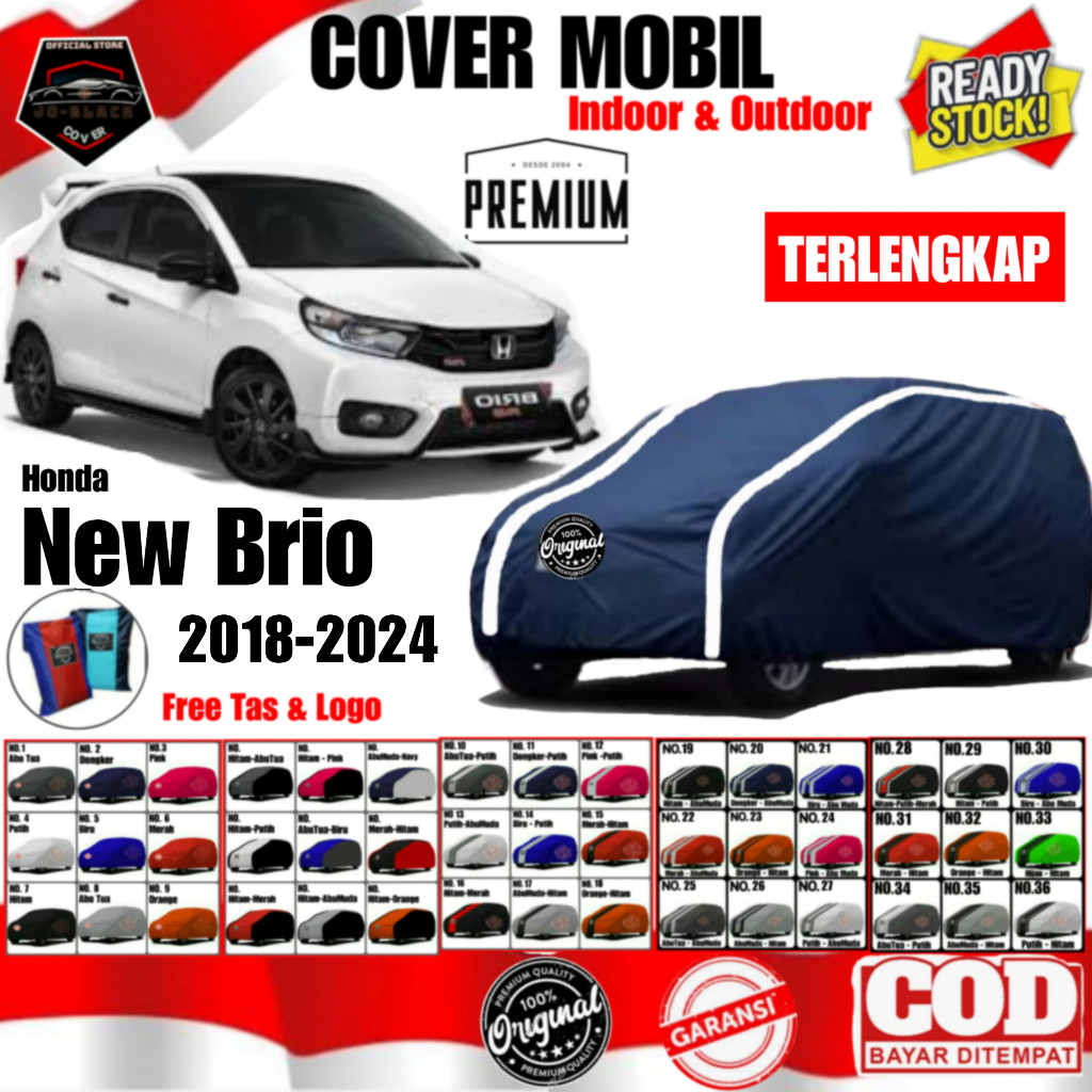 Cover Mobil Brio, Sarung Mobil Brio, Selimut Mobil Brio, Bahan Polyester Premium