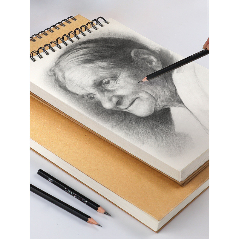 

Buku Sketsa Spiral Vintage, Buku Sketsa Lepas 60 Halaman Linen Hardcover, 120 Halaman Buku Catatan Lepas untuk Perlengkapan Seni Lukis Cat Air