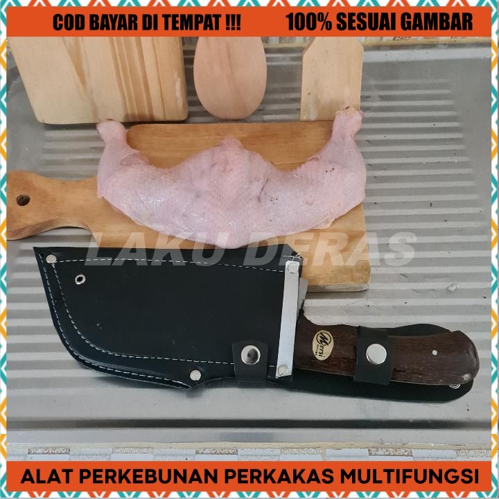PISAU DAGING  CACAH PISAU TULANG / AYAM / SAPI / BERKUALITAS BAJA PER FULLTANG TAJAM