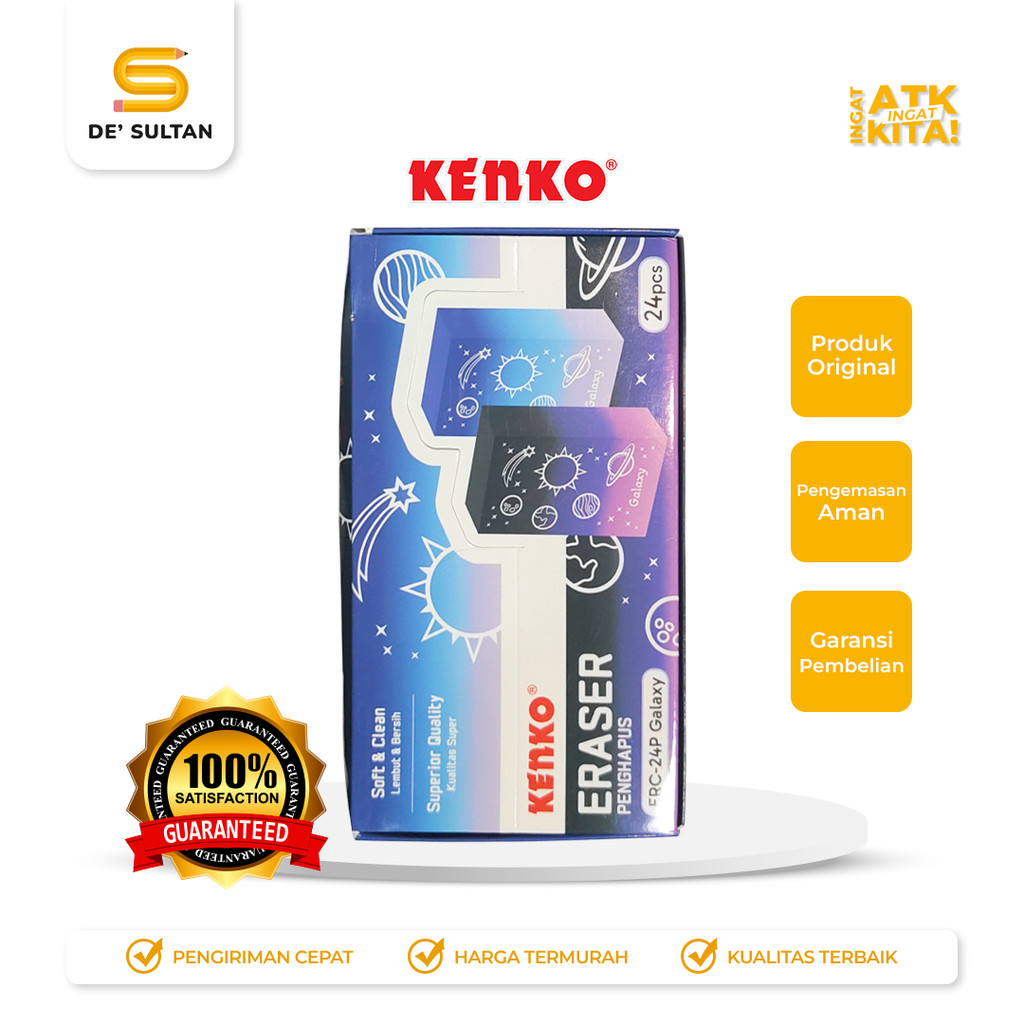 

KENKO PENGHAPUS/ ERASER ERC-24P GALAXY (1PC)