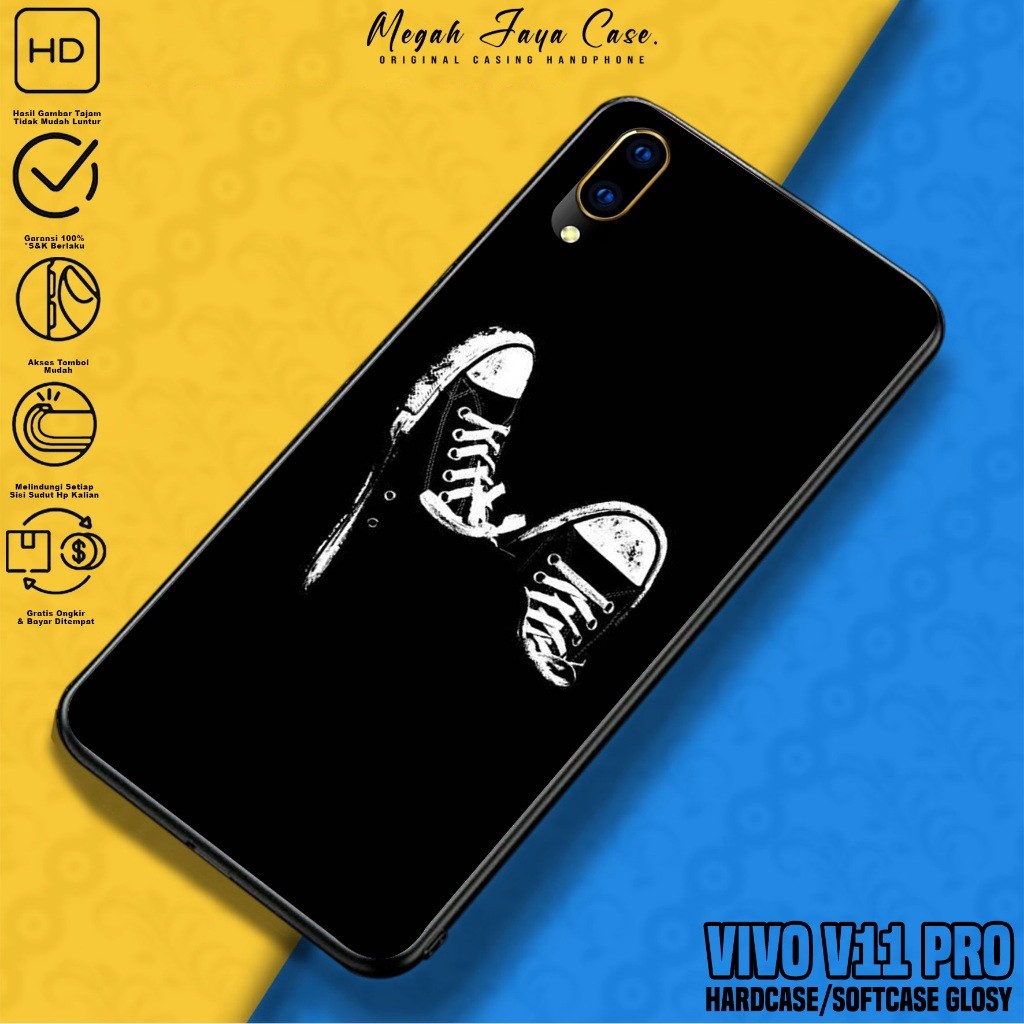 Softcase VIVO V11 PRO - Case Hp VIVO V11 PRO Motif BLCK - Casing Hp VIVO V11 PRO -  Silikon Hp VIVO 