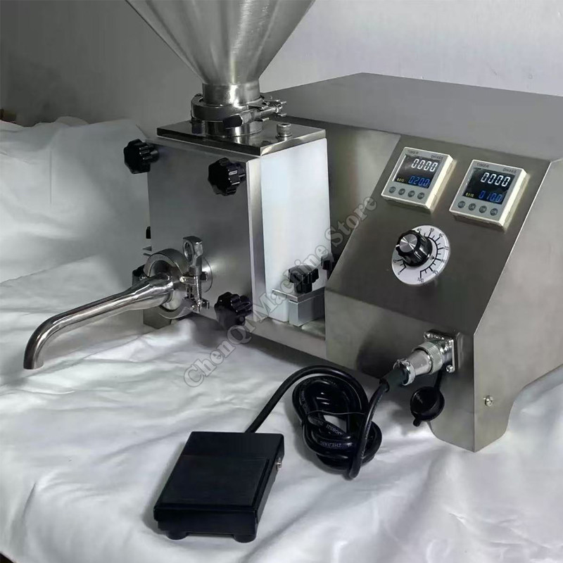 Cream Puff Filling Machine Hard Ice Cream Fruit Jar Jam Filling Machine Automatic 20L Jam Infusion M