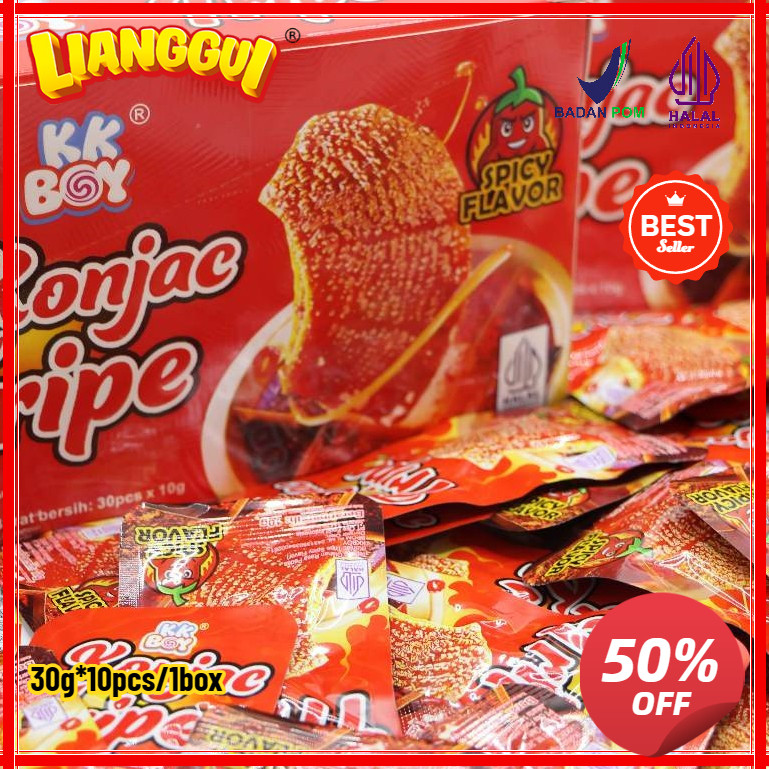 

[Paket lebih terjangkau] LIANGGUI HALAL 30 Pack Lianggui Snack Rumput Laut Pedas HALAL - Best Seller, Cemilan Viral & Kantor - Spicy Strips Cemilan Pedas Dan Manis