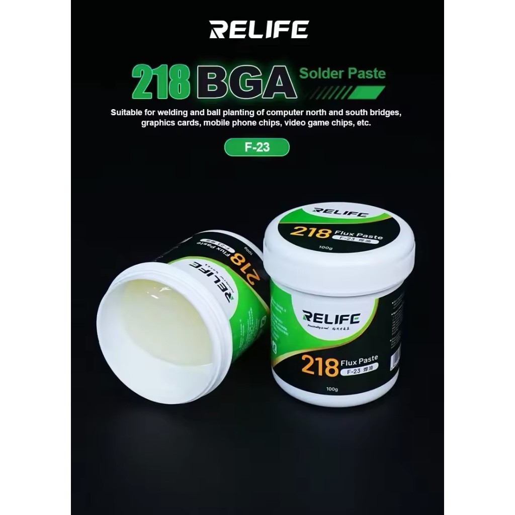Pasta Flux Solder Relife F-23 218 100G