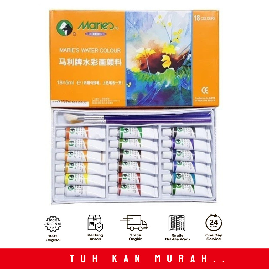 

WATER COLOUR MARIES TYPE 1327 / 5ML 18 WARNA