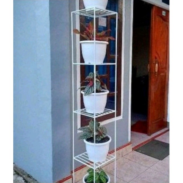 KARGO / BESI 8 MM RAK BUNGA RAM 5 TINGKAT LASCO TINGGI 120 CM / STANDING POT
