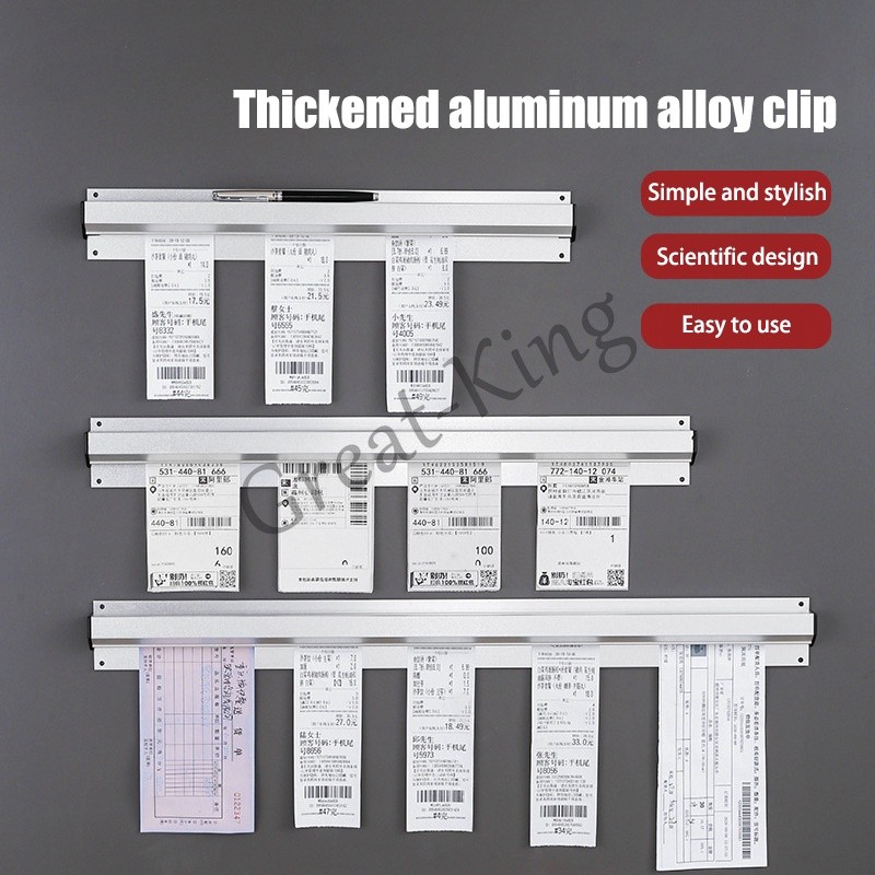 

KP - Ticket Holder Tab Grabber Bill Receipt Check Holder Kitchen Bar Bill Organizer Decor Menu Keeping Folder Tool terbaru